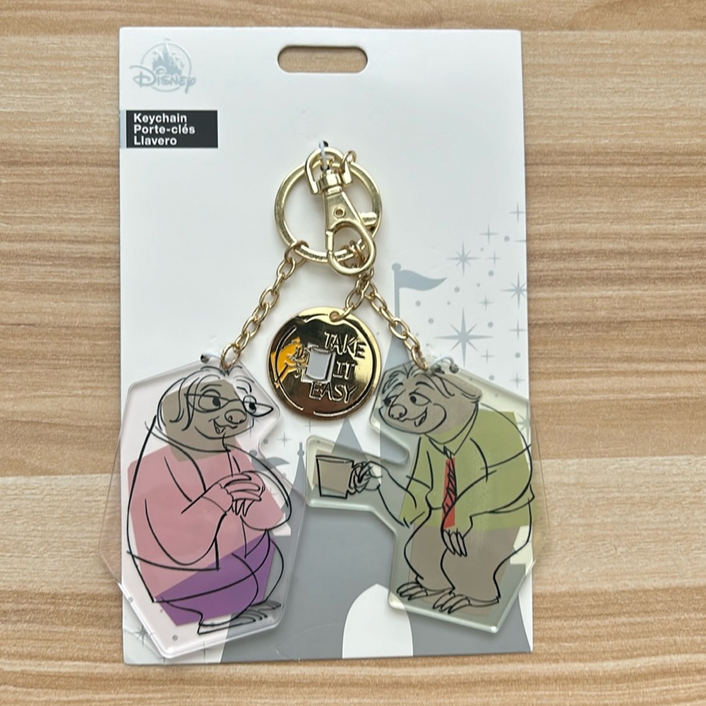 Disney Zootopia sloths keychain